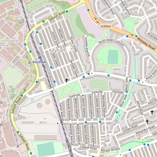 Map of Keyham