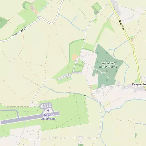 Map of Keysoe Row