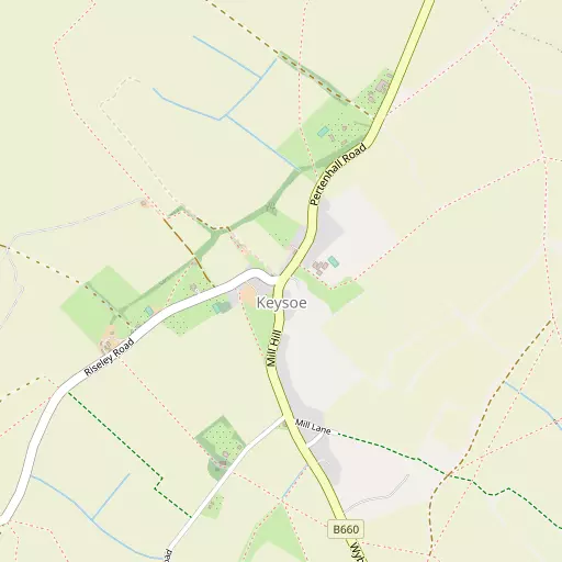 Map of Keysoe