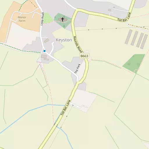 Map of Keyston