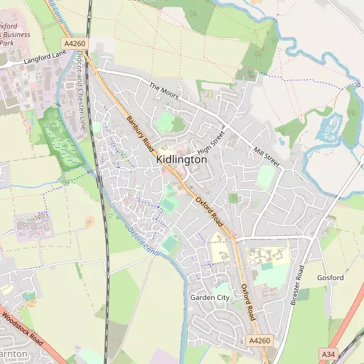 Map of Kidlington