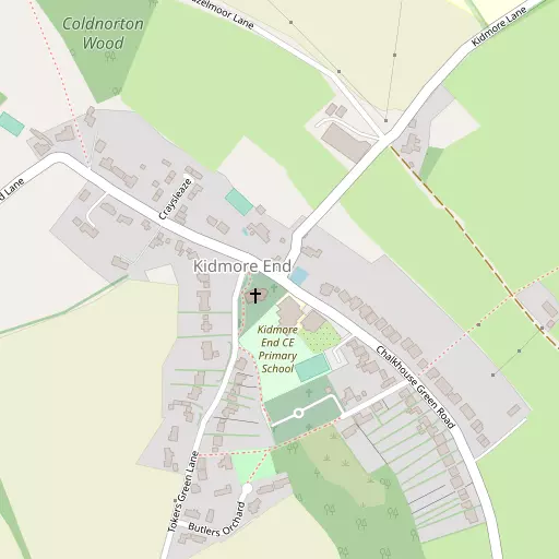Map of Kidmore End