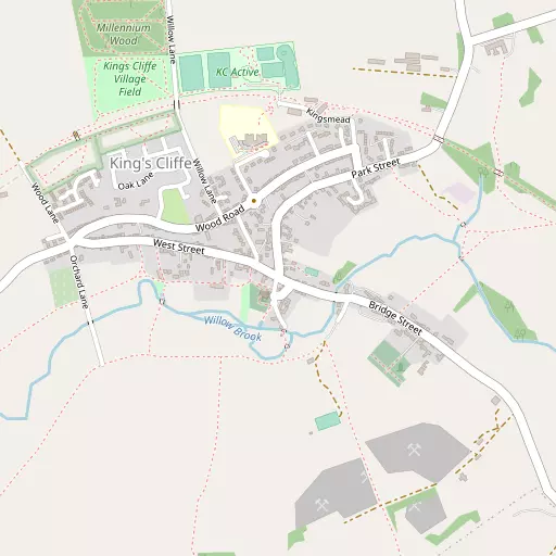 Map of King's Cliffe