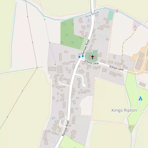 Map of Kings Ripton