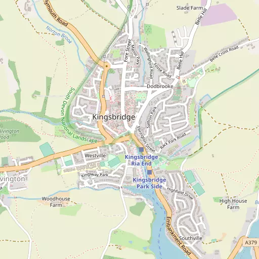 Map of Kingsbridge