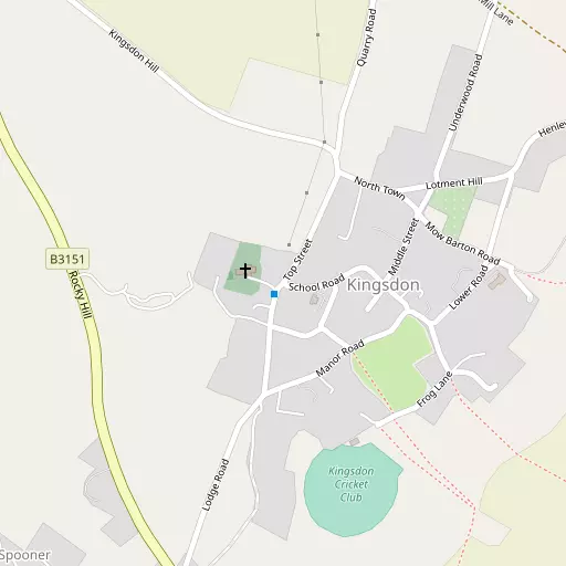 Map of Kingsdon