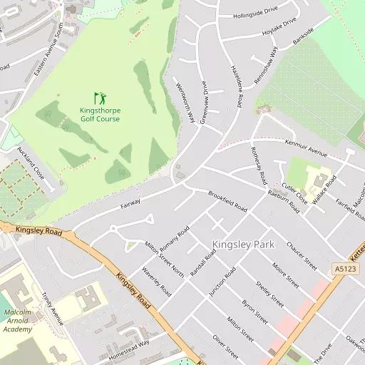 Map of Kingsley Park
