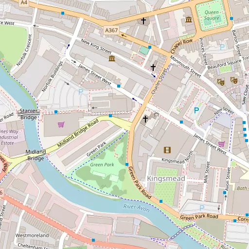 Map of Kingsmead