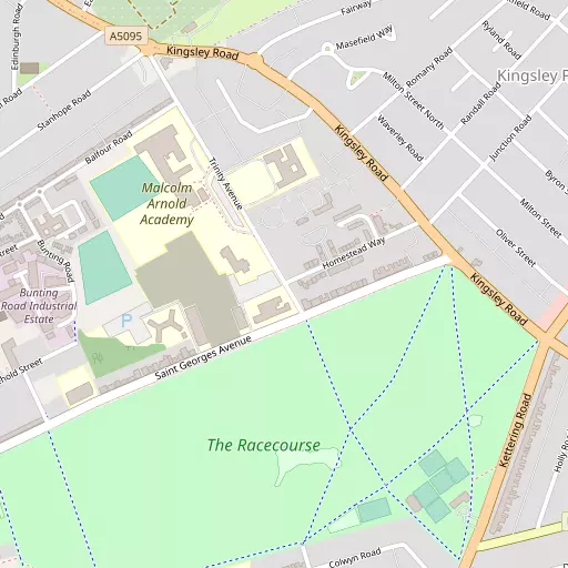 Map of Kingsthorpe Hollow