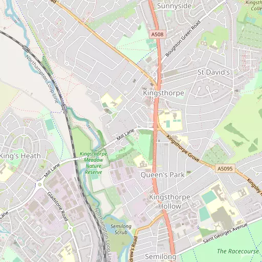 Map of Kingsthorpe