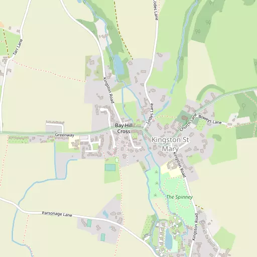 Map of Kingston St Mary