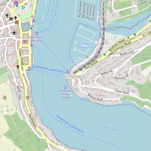 Map of Kingswear