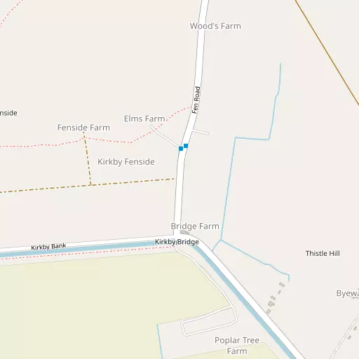 Map of Kirkby Fenside