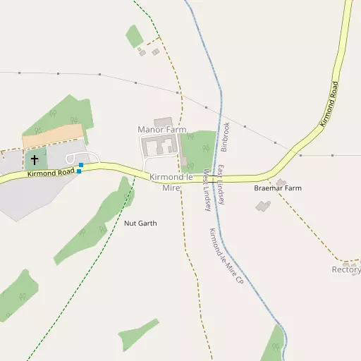 Map of Kirmond le Mire