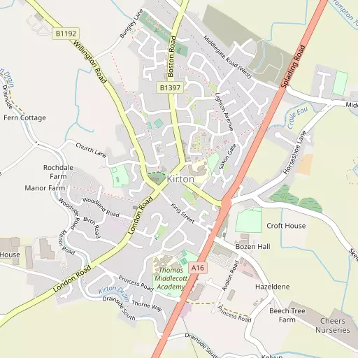 Map of Kirton