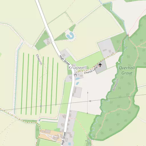 Map of Knapwell
