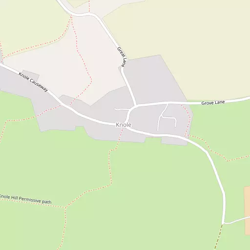Map of Knole