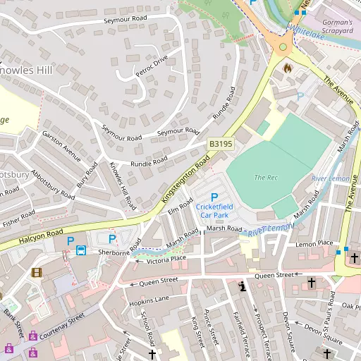 Map of Knowles Hill
