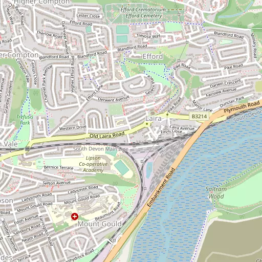 Map of Laira