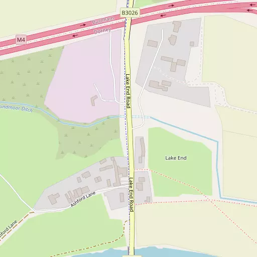Map of Lake End