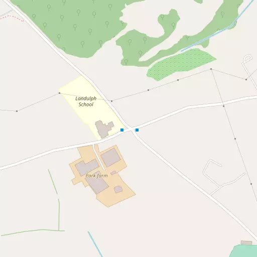 Map of Landulph Cross