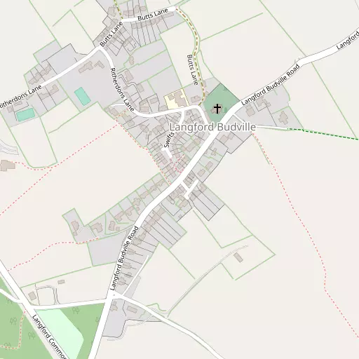 Map of Langford Budville