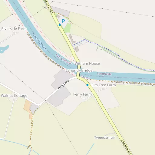 Map of Langrick Bridge
