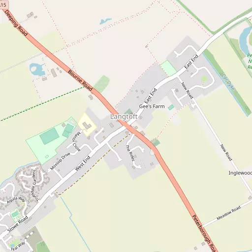 Map of Langtoft