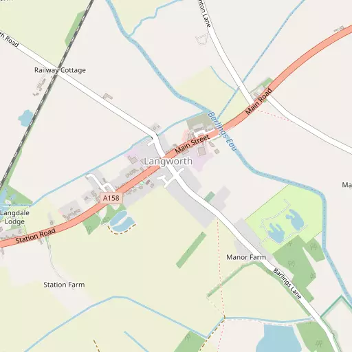 Map of Langworth