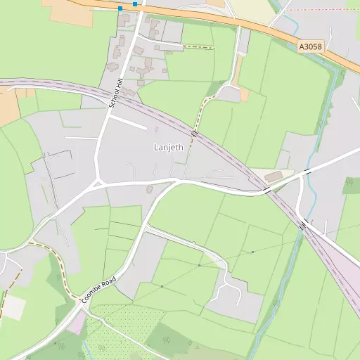 Map of Lanjeth