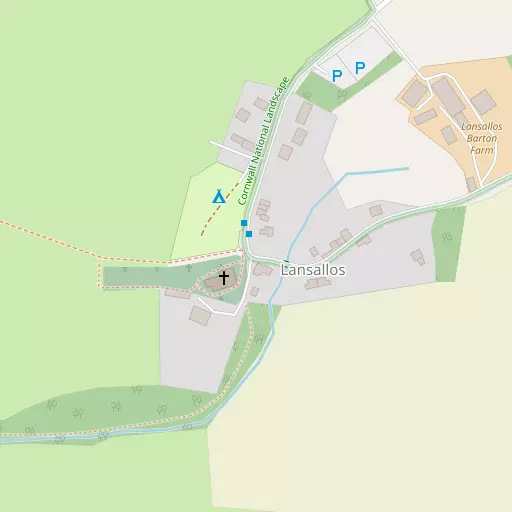 Map of Lansallos