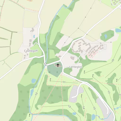 Map of Lanteglos
