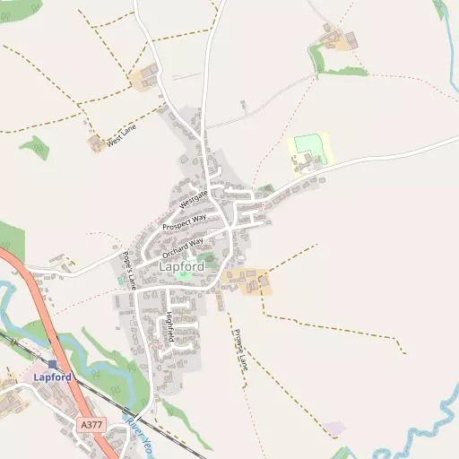 Map of Lapford