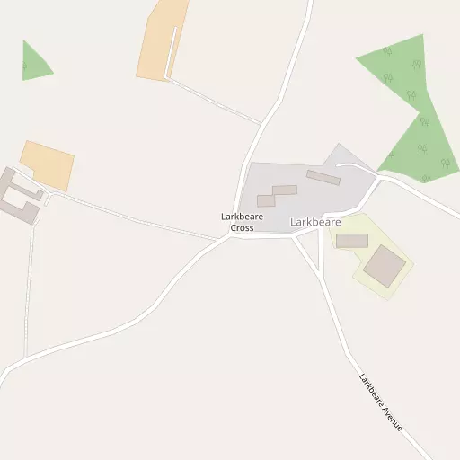 Map of Larkbeare