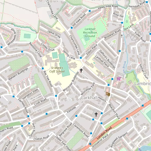 Map of Larkhall