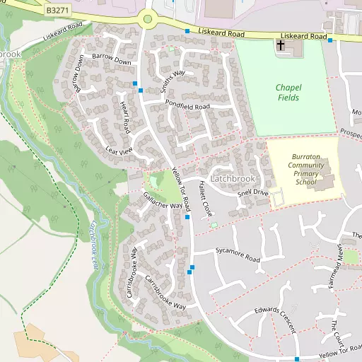 Map of Latchbrook