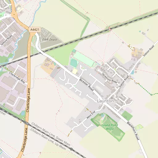 Map of Launton