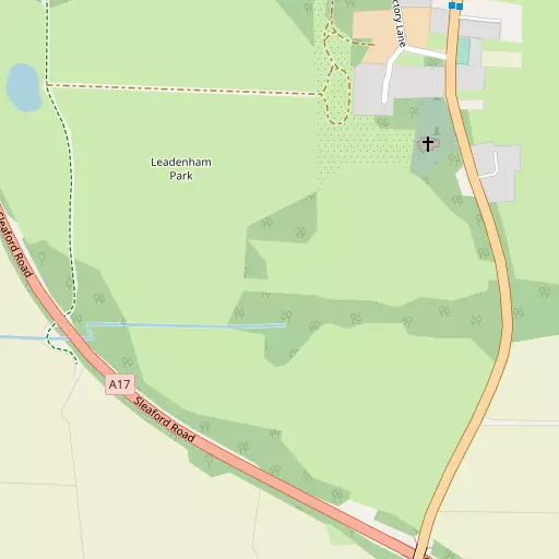 Map of Leadenham Park