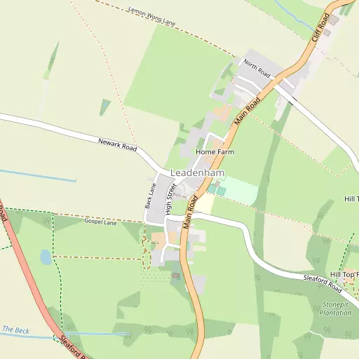 Map of Leadenham
