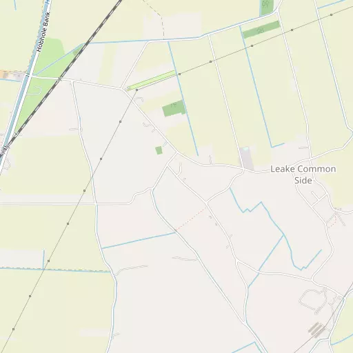 Map of Leake Commonside