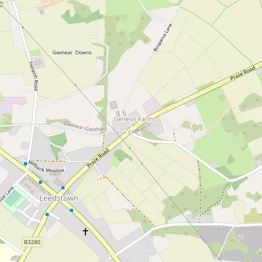 Map of Leedstown