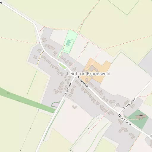 Map of Leighton Bromswold