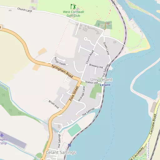 Map of Lelant
