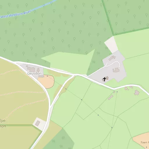 Map of Leusdon