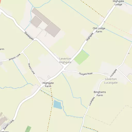 Map of Leverton Highgate