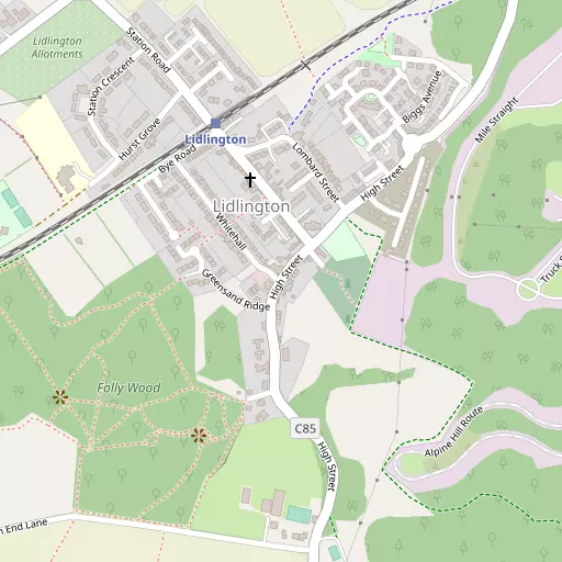 Map of Lidlington
