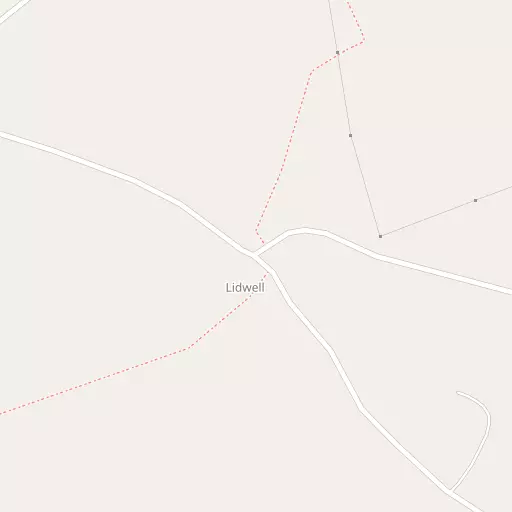 Map of Lidwell