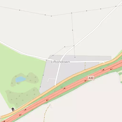 Map of Liftondown