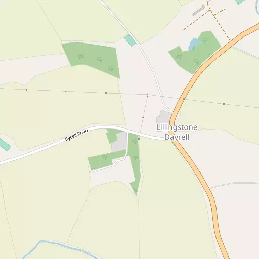 Map of Lillingstone Dayrell