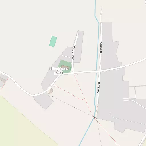 Map of Lillingstone Lovell